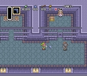 une photo d'Ã©cran de The Legend of Zelda - A Link to the Past sur Nintendo Super Nes